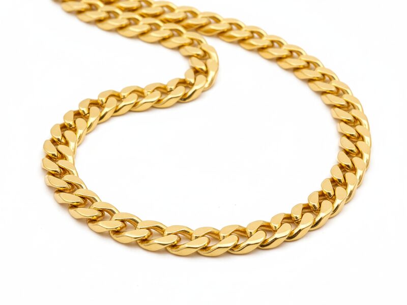 金のチェーンネックレス